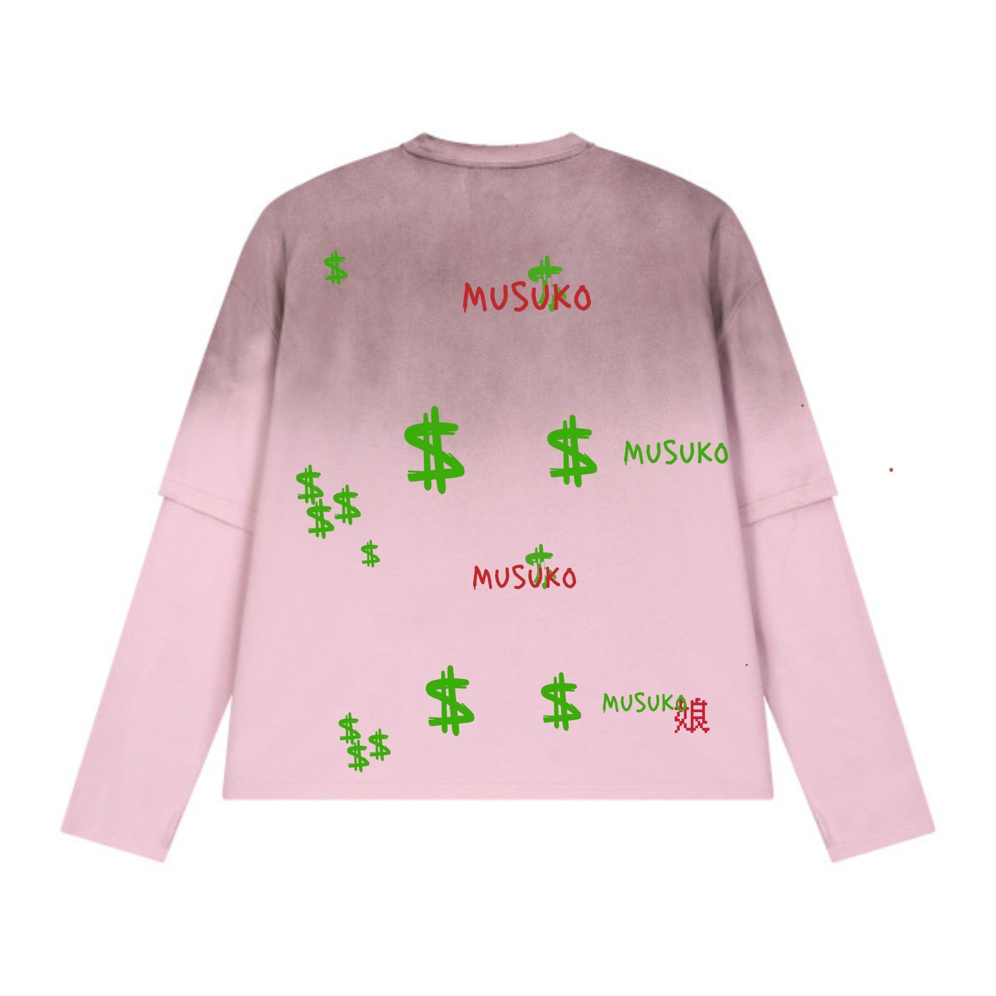 “Barbie” Distressed Long Sleeve