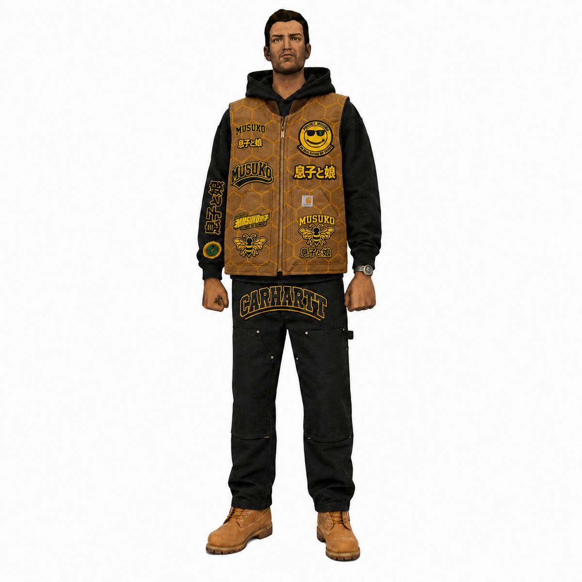 “Musuko Bee” Carhartt Vest
