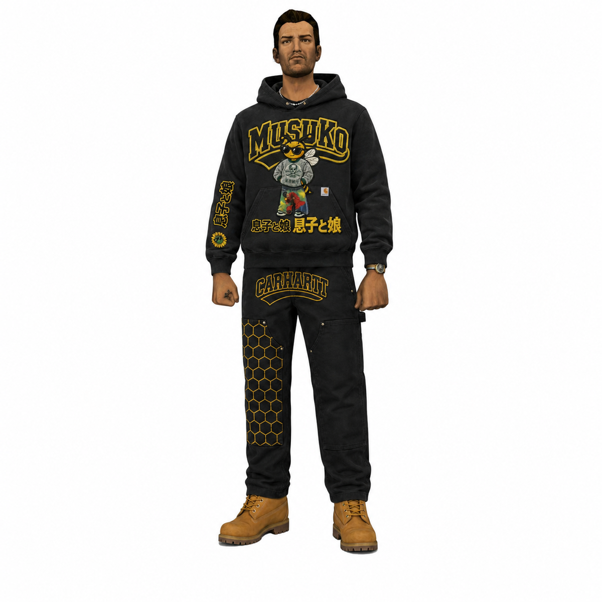“The Bees” Carhartt Double Knees