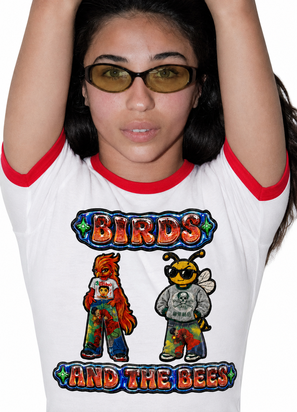 “The Birds” Ringer Tee