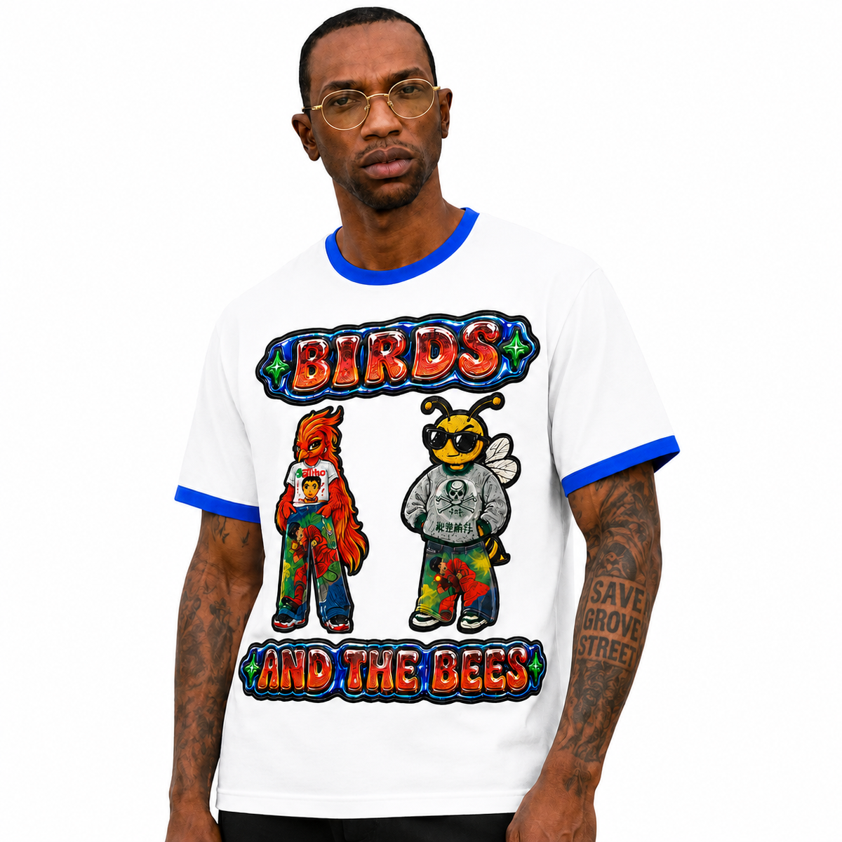 “Birds & The Bees” Ringer Tee