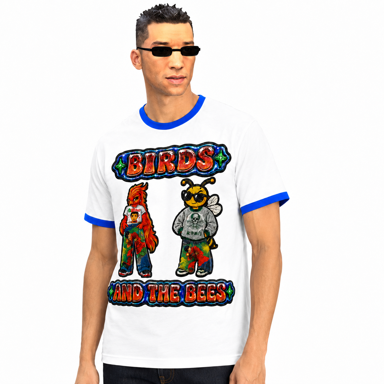 “Birds & The Bees” Ringer Tee