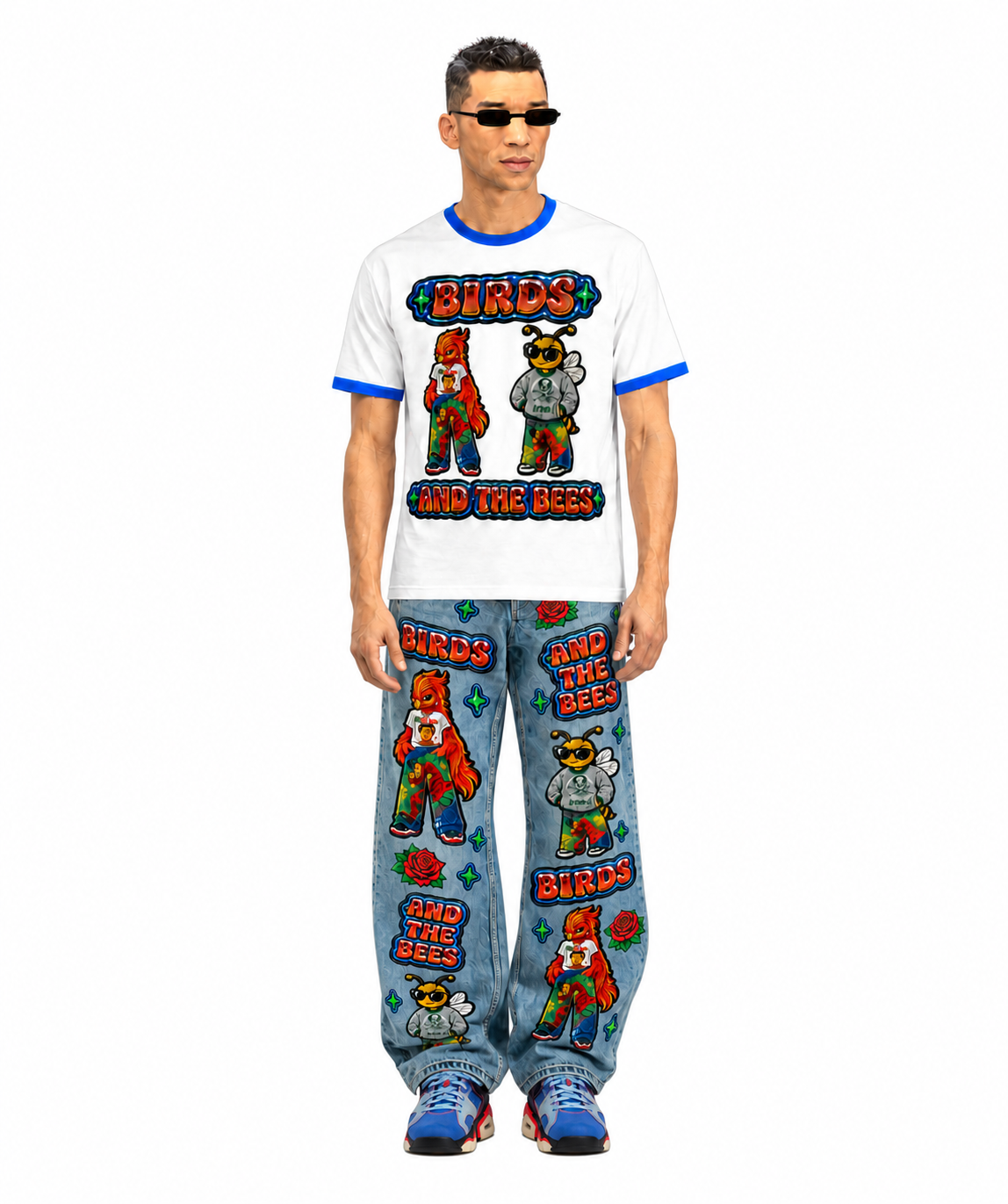 “Birds vs Bees” Roofus Denim