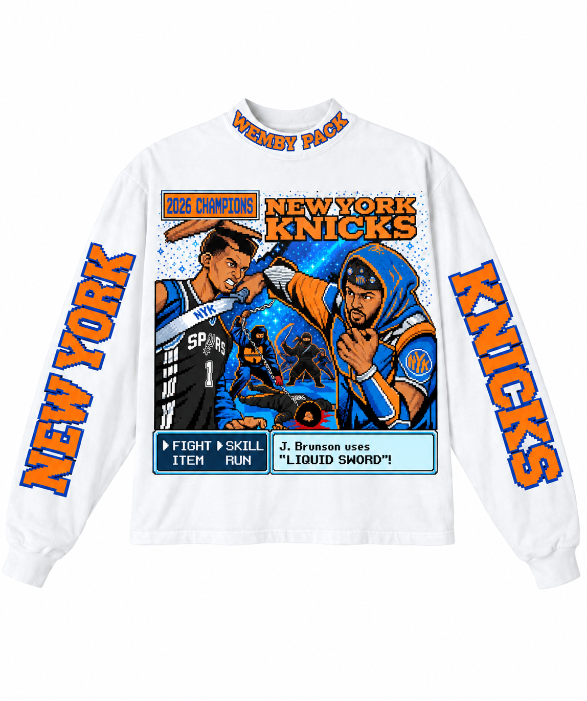 “Knicks in 5” Mock Neck L/S