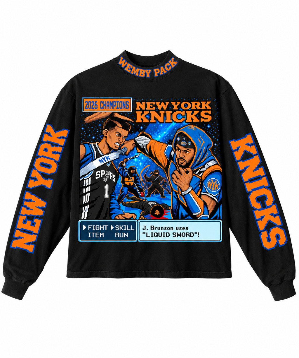“Knicks in 5” Mock Neck L/S