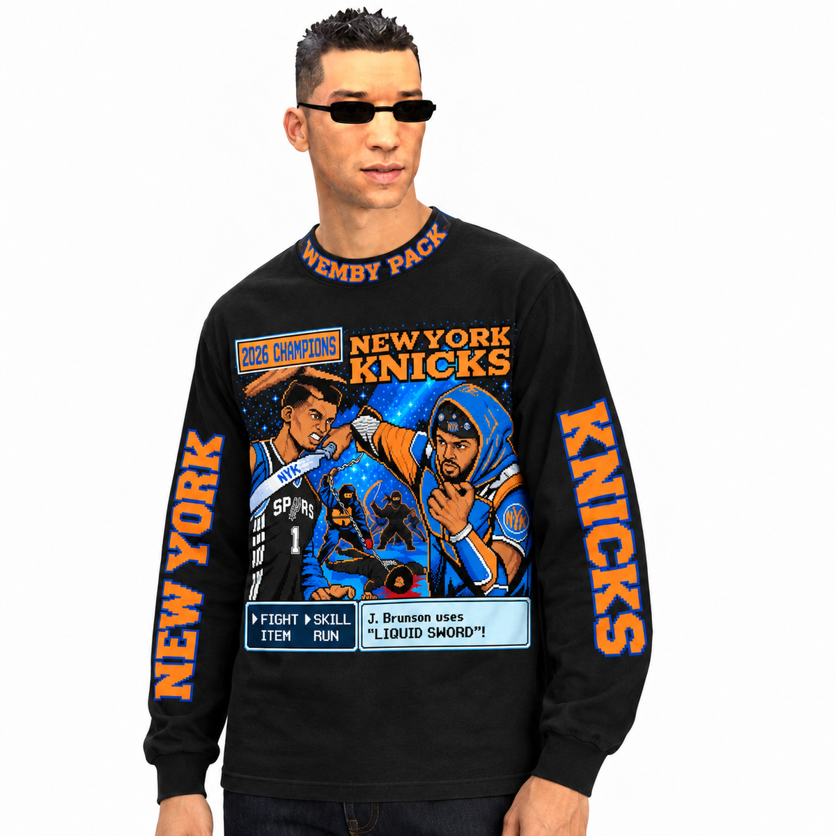 “Knicks in 5” Mock Neck L/S